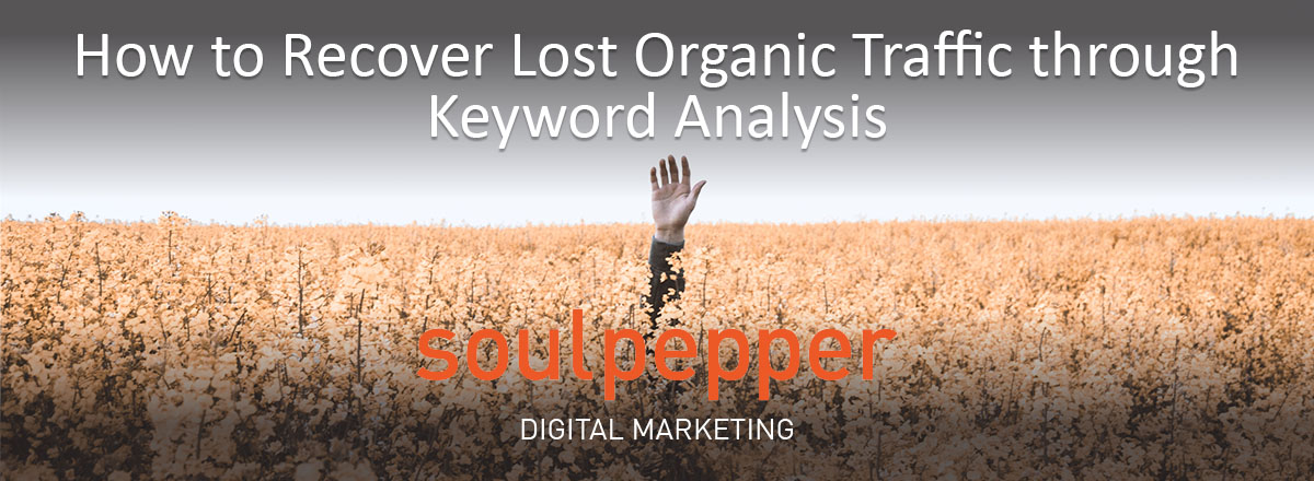 Recover Lost Organic Traffic | Soulpepper Digital Marketing