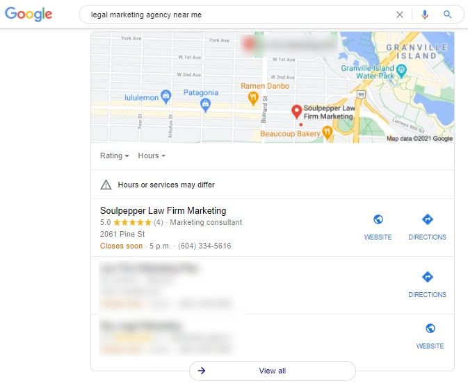 Local SEO: Local Pack Results in Google | Soulpepper Digital Marketing